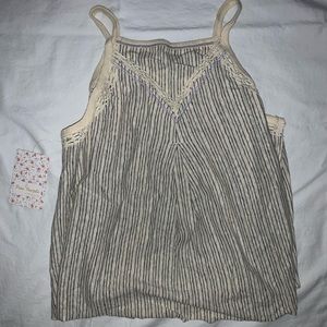 Free People striped tank with tags